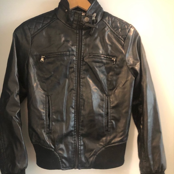 50% OFF BUNDLED🫶🏻CI SONO L Black Leather Style Jkt - Picture 6 of 8